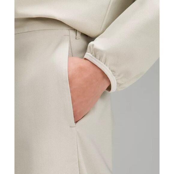 Lululemon lab Stretch Woven Trouser Wool Blend Pant Natural Ivory Size 36 - Picture 5 of 15